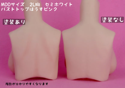 やわらか上半身胸パーツ専用　バストトップ塗装+陰影塗装サービス