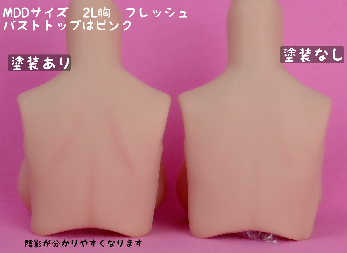やわらか上半身胸パーツ専用　バストトップ塗装+陰影塗装サービス
